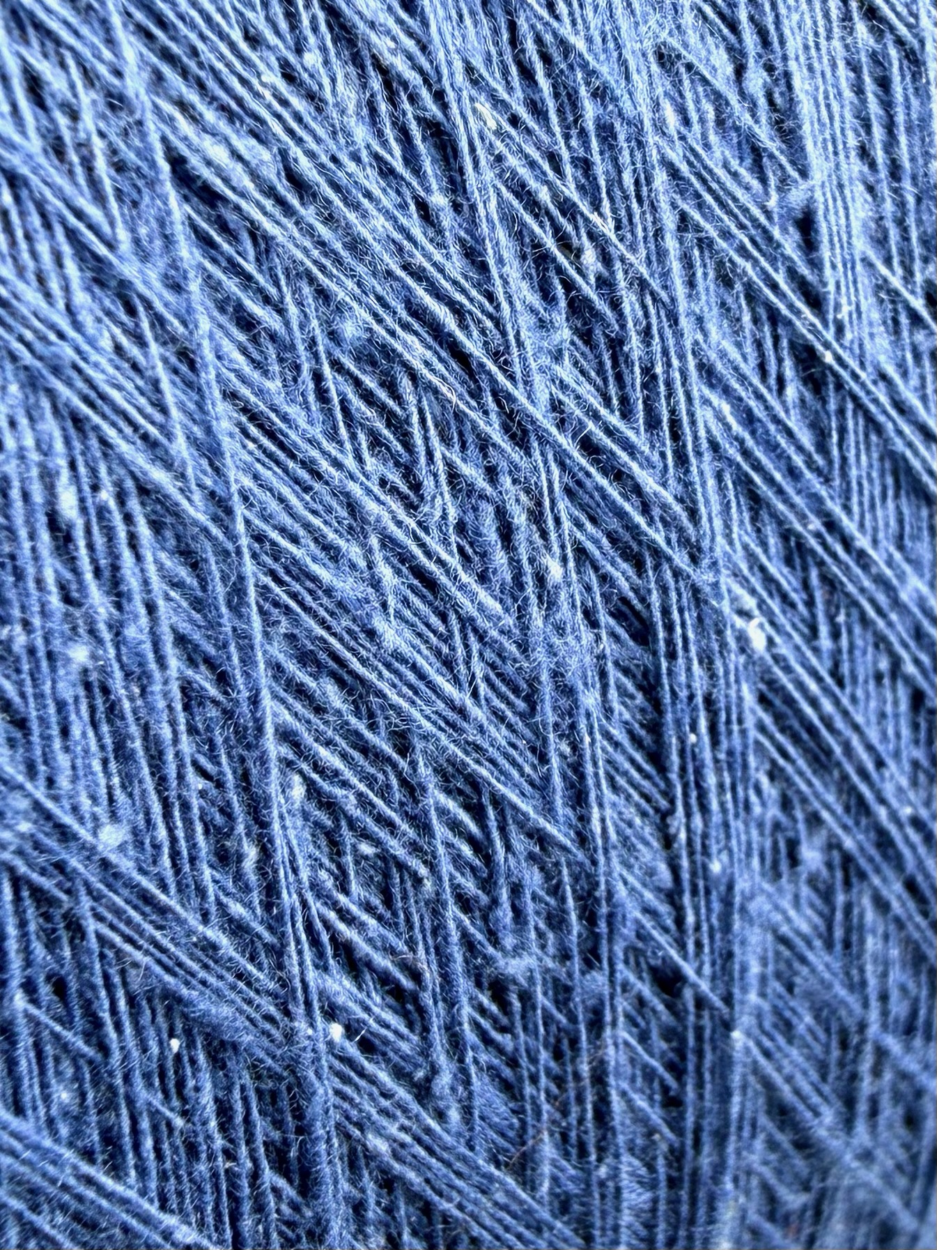 Botto Giuseppe Soie Bourette 1/50 - Fil sur cône Bleu poudré photo 3